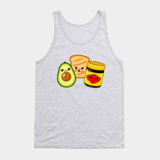 Vegemite and Friends - Vegemates - Cute Vegetarian Spread - Avocado - Toast - Australia Tank Top